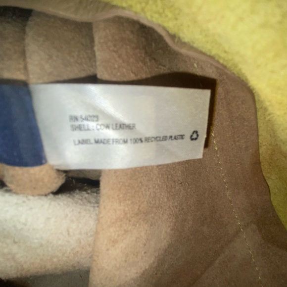 GAP COLOR BLOCK LEATHER ENVELOPE CLUTCH - Picture 5 of 7